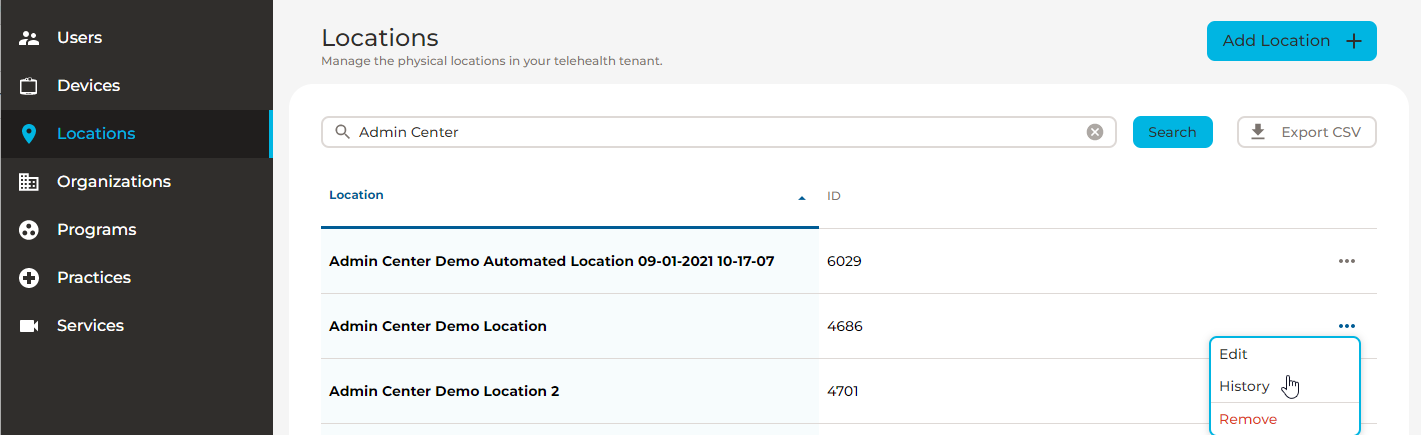 Location History